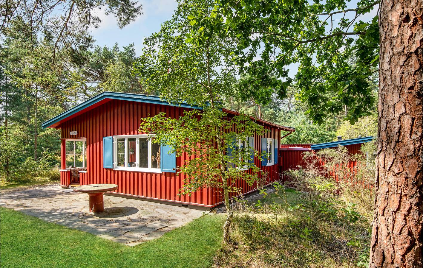 Ferienhaus für 6 Personen mit Terrasse in Snogebæk, Bornholm