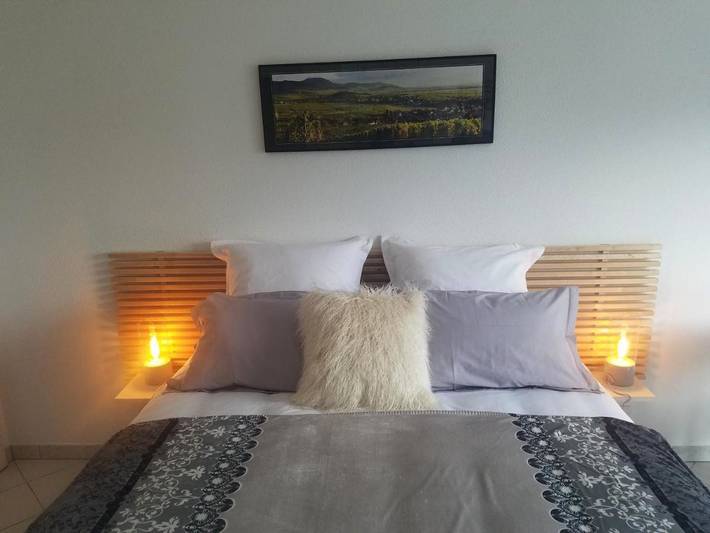 Location de vacances pour 2 personnes, avec Terrasse et Jacuzzi ainsi que Jardin et Piscine à Andolsheim
