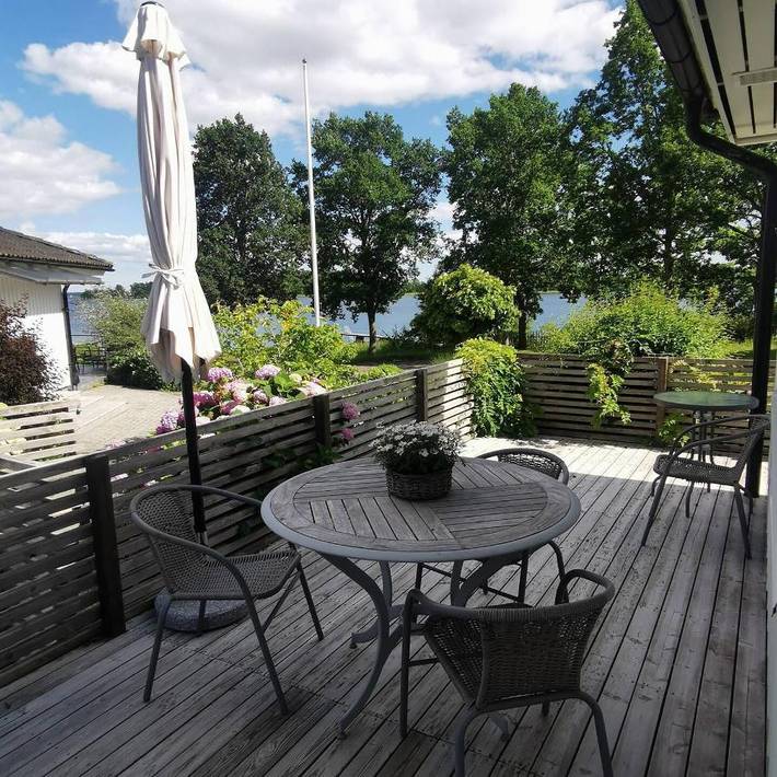 Ferienhaus für 3 Personen, mit Ausblick und Seeblick sowie Terrasse in Kalmar - 4