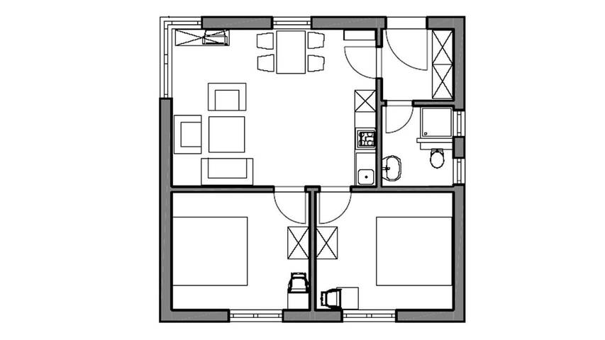Ferienwohnung für 3 Personen, mit Balkon und Terrasse in Pünderich - 4