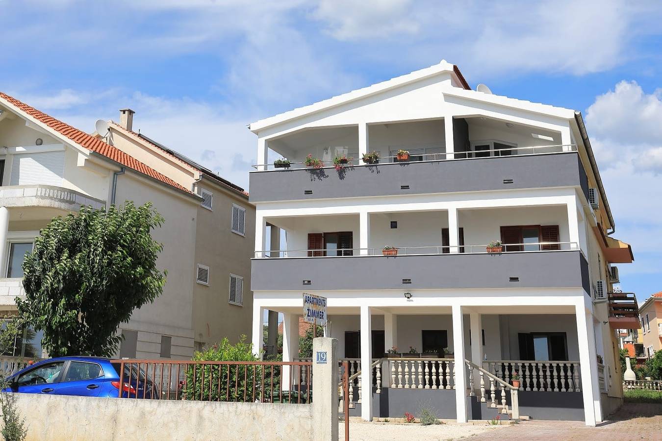 Cały apartament, Apartament w Bibinje z Widok na morze, balkon, Klimatyzacja, Wifi (868-1) in Bibinje, Zadar