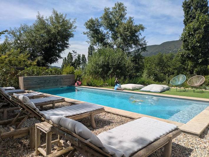 Maison d’hôte pour 2 personnes, avec terrasse et jardin ainsi que vue et piscine à Nyons - 3