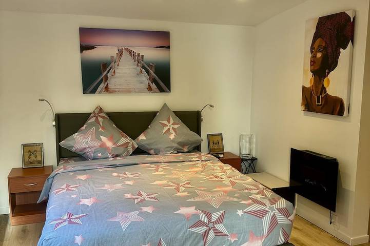 Gîte pour 3 personnes, avec terrasse ainsi que sauna et jardin à Meyzieu - 2