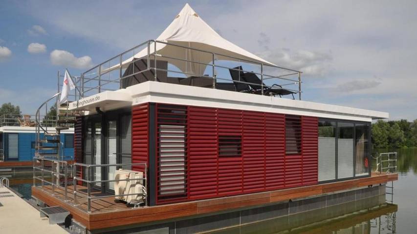 Boot für 6 Personen, mit Terrasse und Seeblick - 1