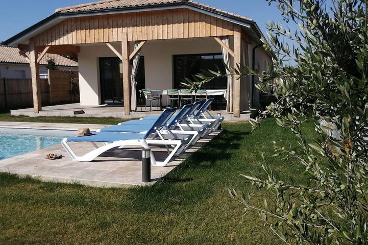 Villa pour 12 personnes, avec Jardin à Hourtin