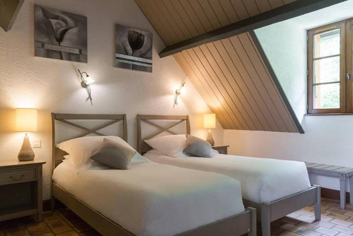 Hôtel pour 2 personnes, avec sauna et vue sur le lac ainsi que jardin et piscine, animaux acceptés à La Ferté-Saint-Aubin - 3