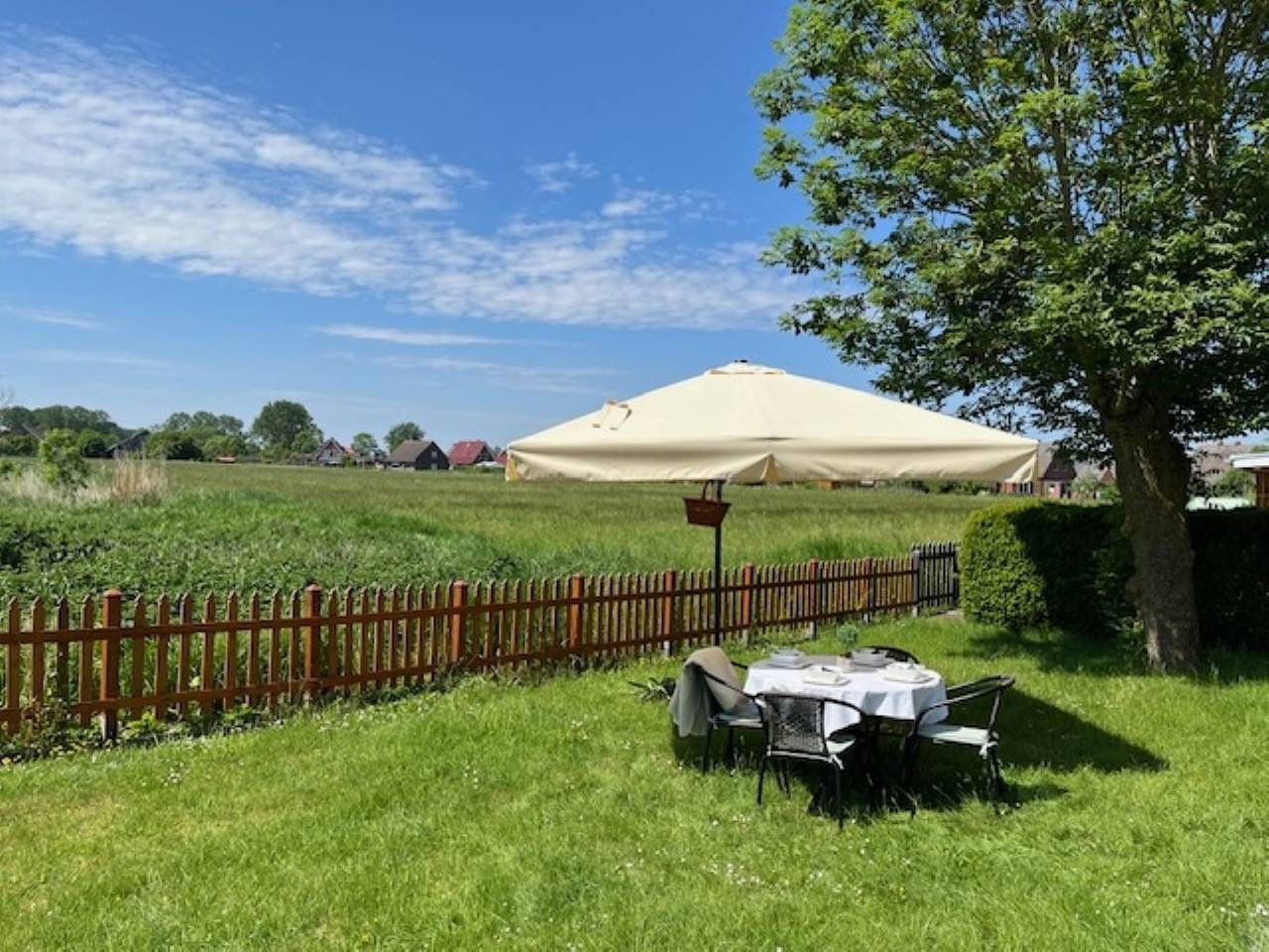 Ferienhaus Landschaft in Hamswehrum, Krummhörn