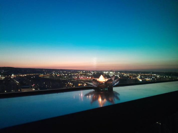 Loft dla 4 osób, z widok i taras oraz basen dla dzieci w Gdynia