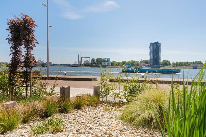 B&B für 2 Personen, mit Terrasse und Ausblick in Rotterdam