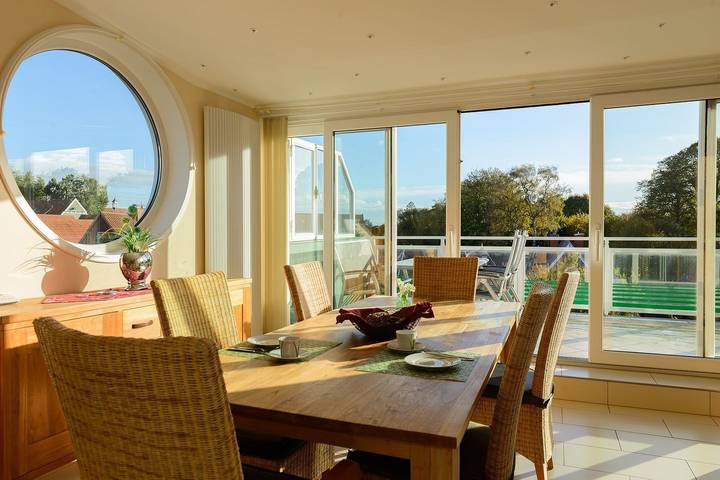 Ferienwohnung für 2 Personen, mit Balkon und Terrasse in Otterndorf