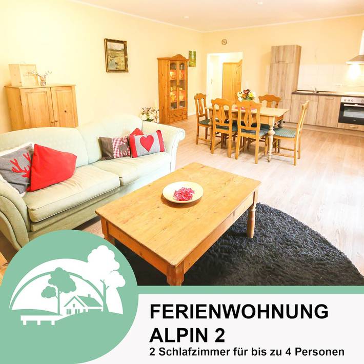 Ferienwohnung für 4 Personen, mit Balkon/Terrasse, kinderfreundlich