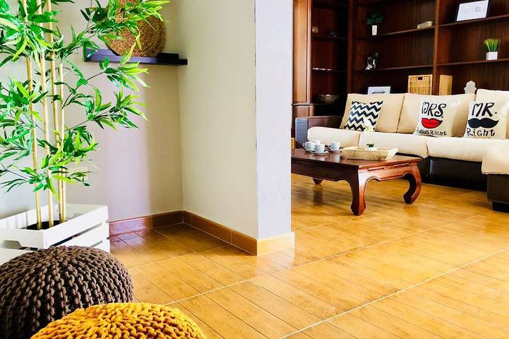 Apartamento para 2 personas, con terraza y jardín en Nazaret