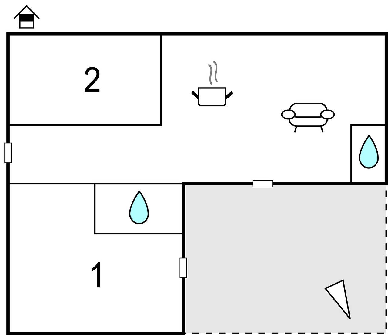 Vakantieappartement voor 6 personen met terras, foto 14