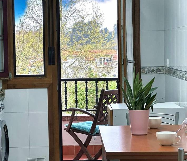 Gîte pour 6 personnes, avec balcon, animaux acceptés dans Villaverde de Pontones