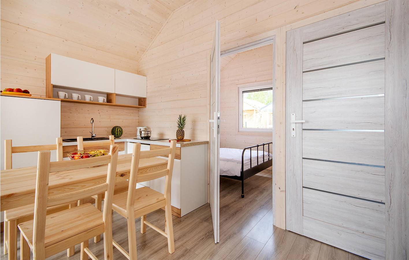 Ferienhaus für 5 Personen mit Pool in Bobolin, Powiat Sławieński
