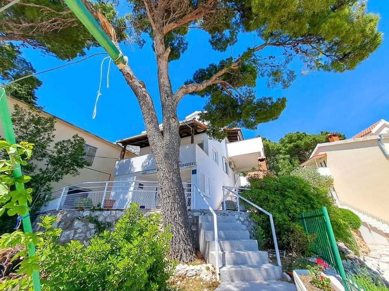 Cały apartament, Jednopokojowy apartament z tarasem i widokiem na morze Medici, Omis -c in Mimice, Omiš-Riviera