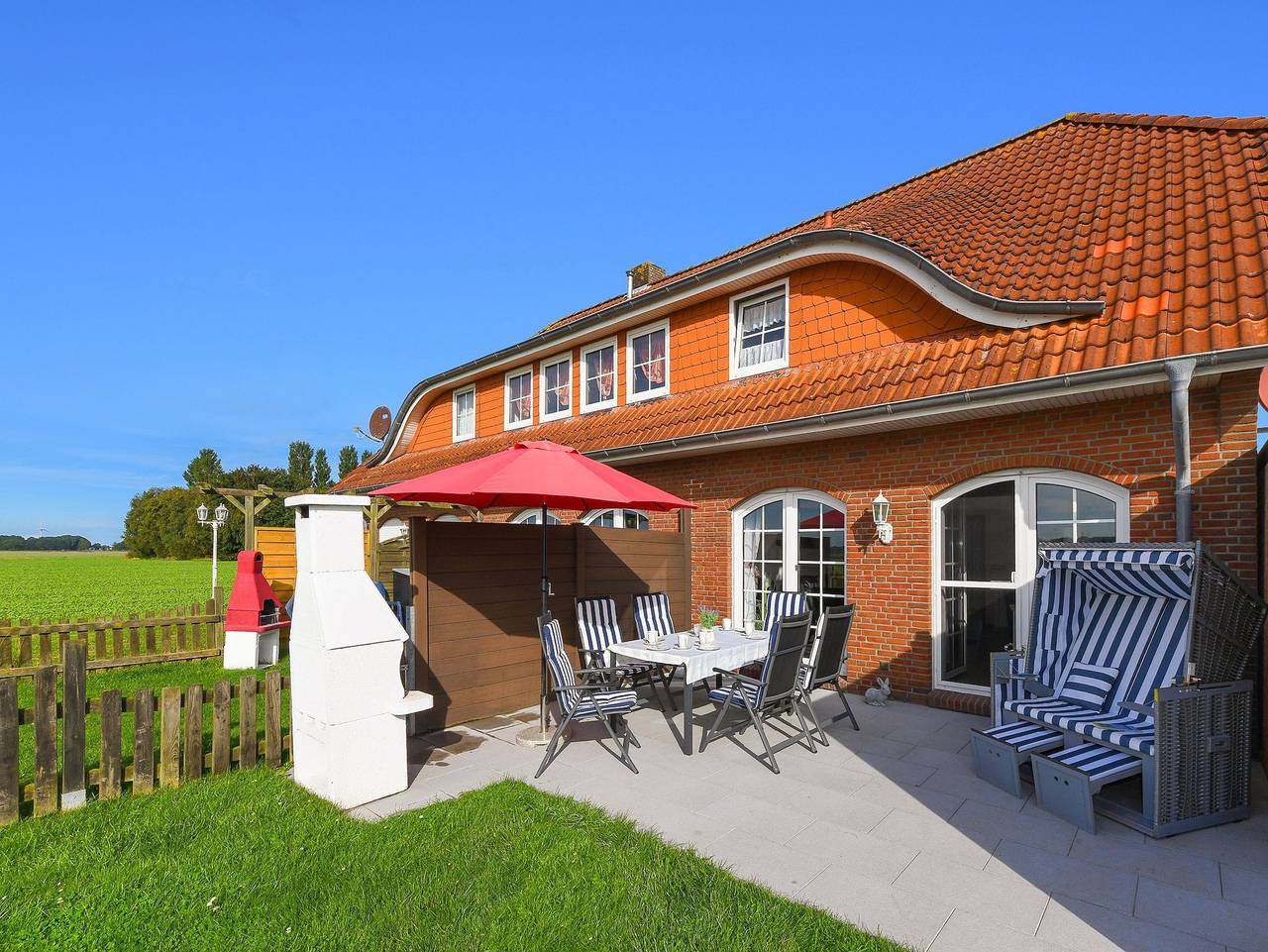 Ferienhaus Hosnhuus in Dornumergrode - Ferienhaus Hosnhuus in Dornumergrode, Dornum