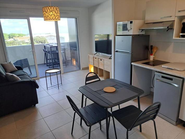 Appartement de vacances pour 4 personnes, avec Balcon et Terrasse