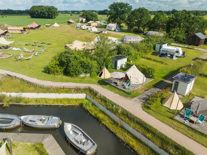 Glamping voor 4 personen in Overijssel