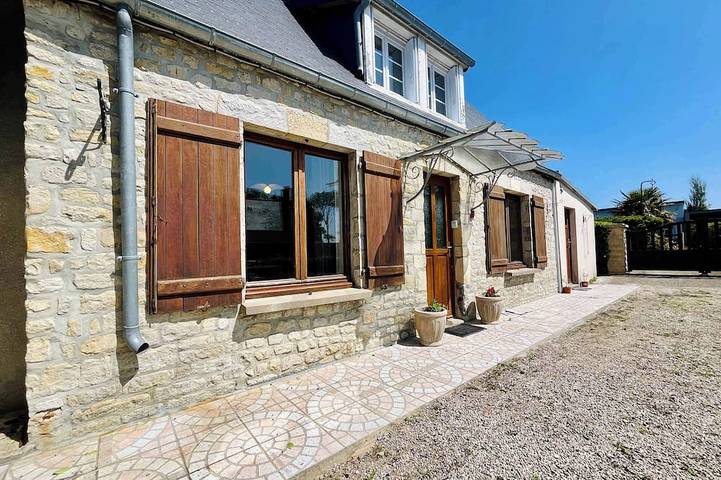 Maison de vacances pour 7 personnes, avec jardin à Sainte-Marie-du-Mont