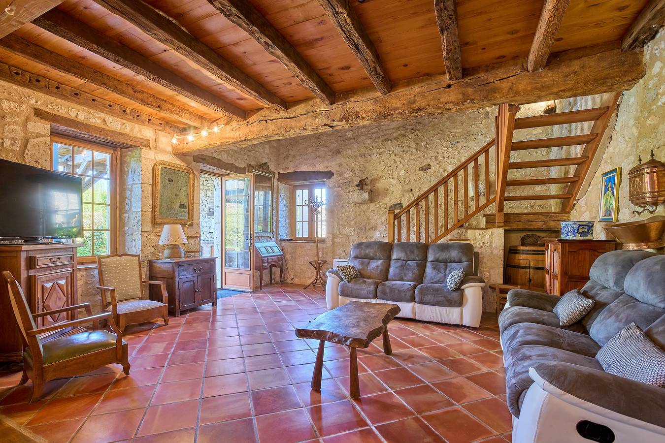 Le Four - Piscine Privée in Thénac, Périgord Pourpre