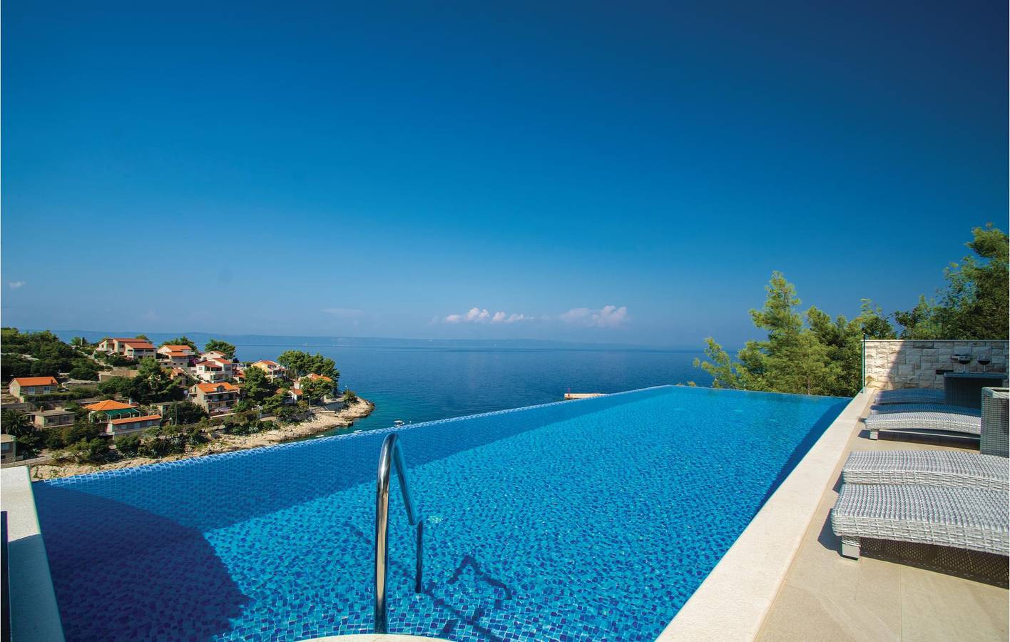 Gemütliche 2-Zimmer-Wohnung mit Pool, WLAN und Terrasse in Küstennähe in Blato, Korcula