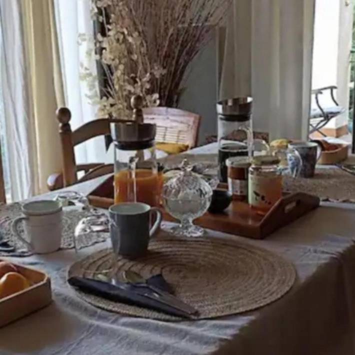 Appartement de vacances pour 5 personnes, avec Terrasse ainsi que Jardin et Vue