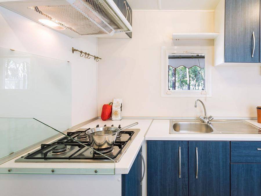 Camping Baia Blu La Tortuga  - Mobilheim 4 personen - Blu Romantic in Aglientu, Gallura