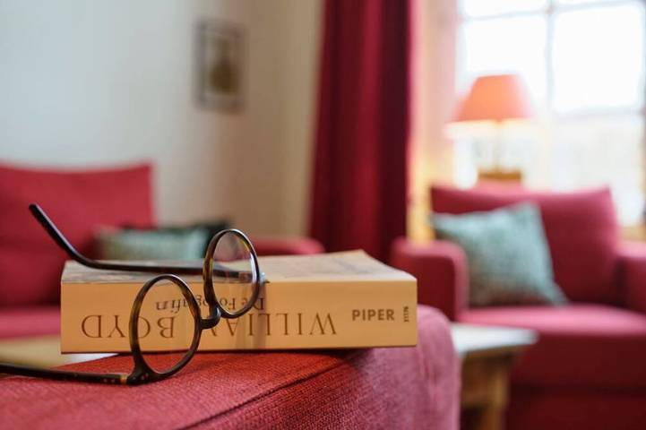 Ferienwohnung für 2 Personen, mit Terrasse und Garten sowie Sauna, mit Haustier