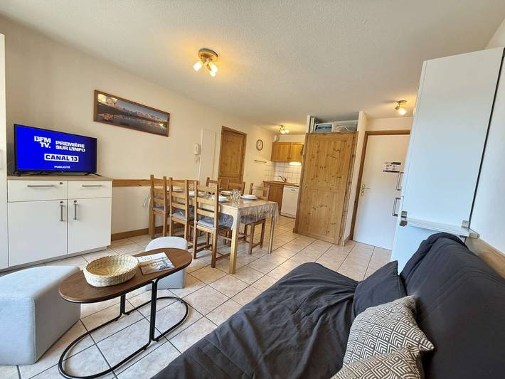 Appartement entier, Appartement cosy avec parking - 6 pers. proche lac in Flumet, Région d'Albertville