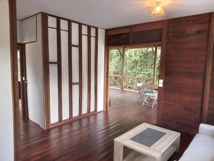 Location de vacances pour 4 personnes, avec vue ainsi que terrasse et jardin dans Guyane française - 4