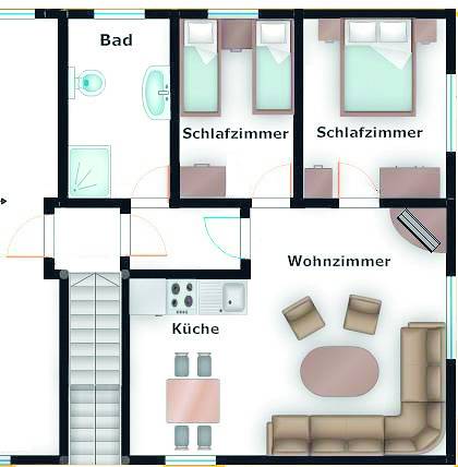 Ferienwohnung für 4 Personen, mit Garten, kinderfreundlich in Büsumer Deichhausen - 4