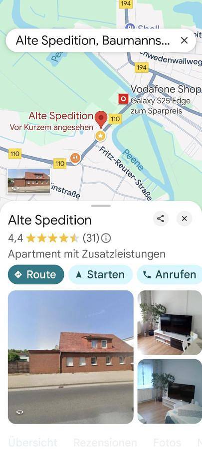 Ganze Wohnung, Alte Spedition in Demmin, Mecklenburgische Seenplatte