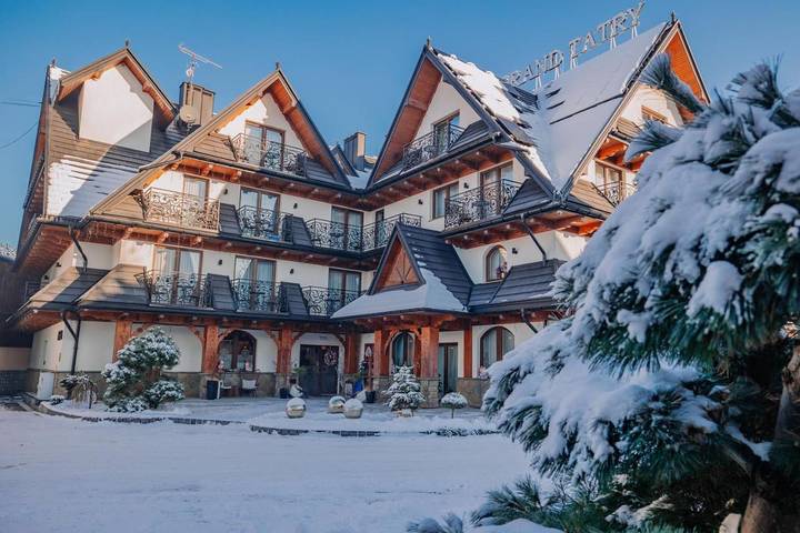 Ośrodek wypoczynkowy dla 3 osób, z sauna i widok oraz ogród w Białka Tatrzańska