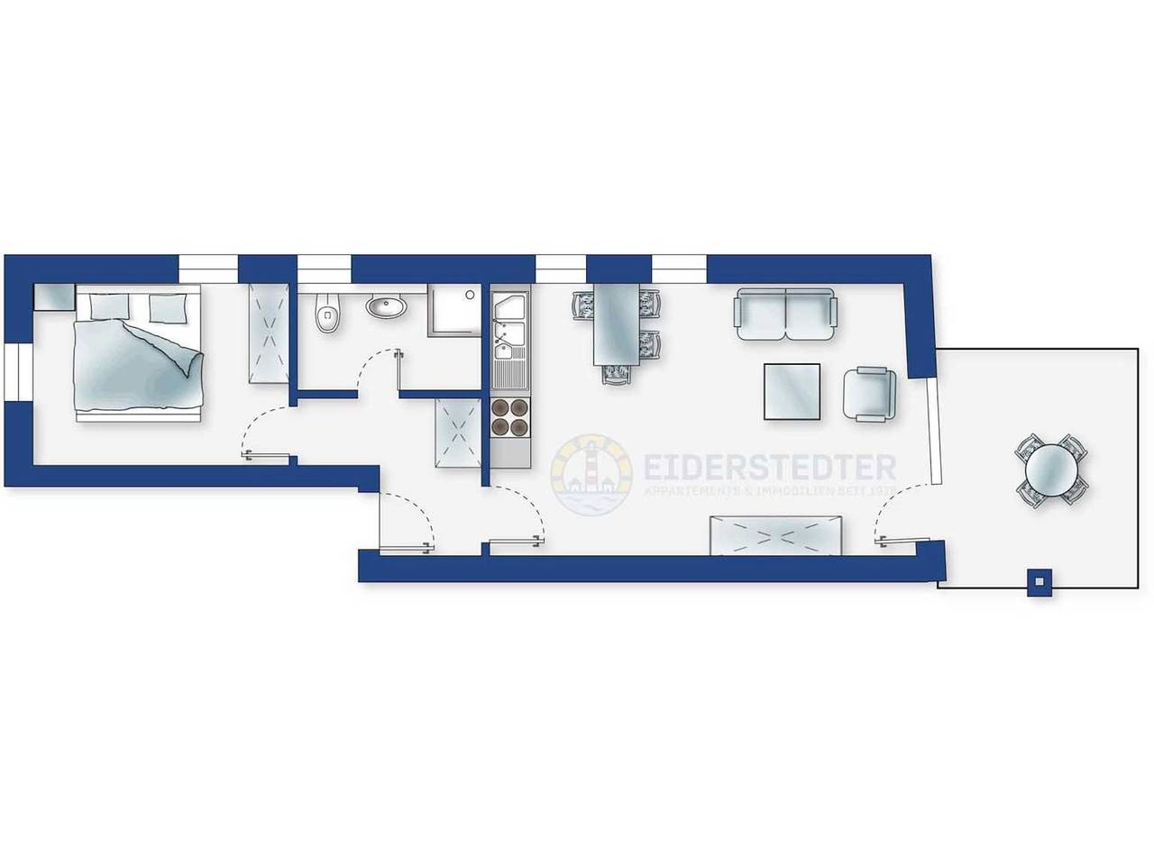 Ganze Ferienwohnung, Wohnung 5 in Böhl (St. Peter-Ording), St. Peter-Ording