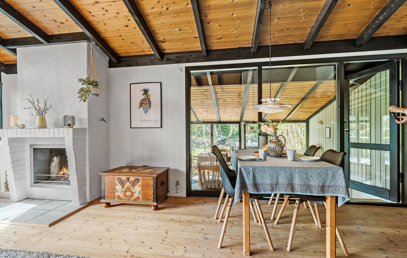 Ferienhaus für 4 Personen mit Terrasse in Kaldred, Kalundborg und Umgebung