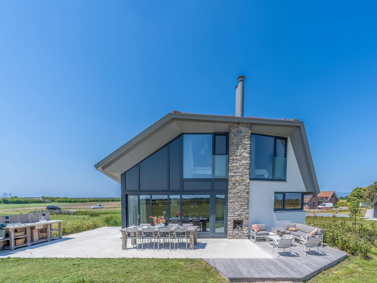 Moderne, luxuriöse und nachhaltige Naturvilla in De Waal, Westfriesische Inseln