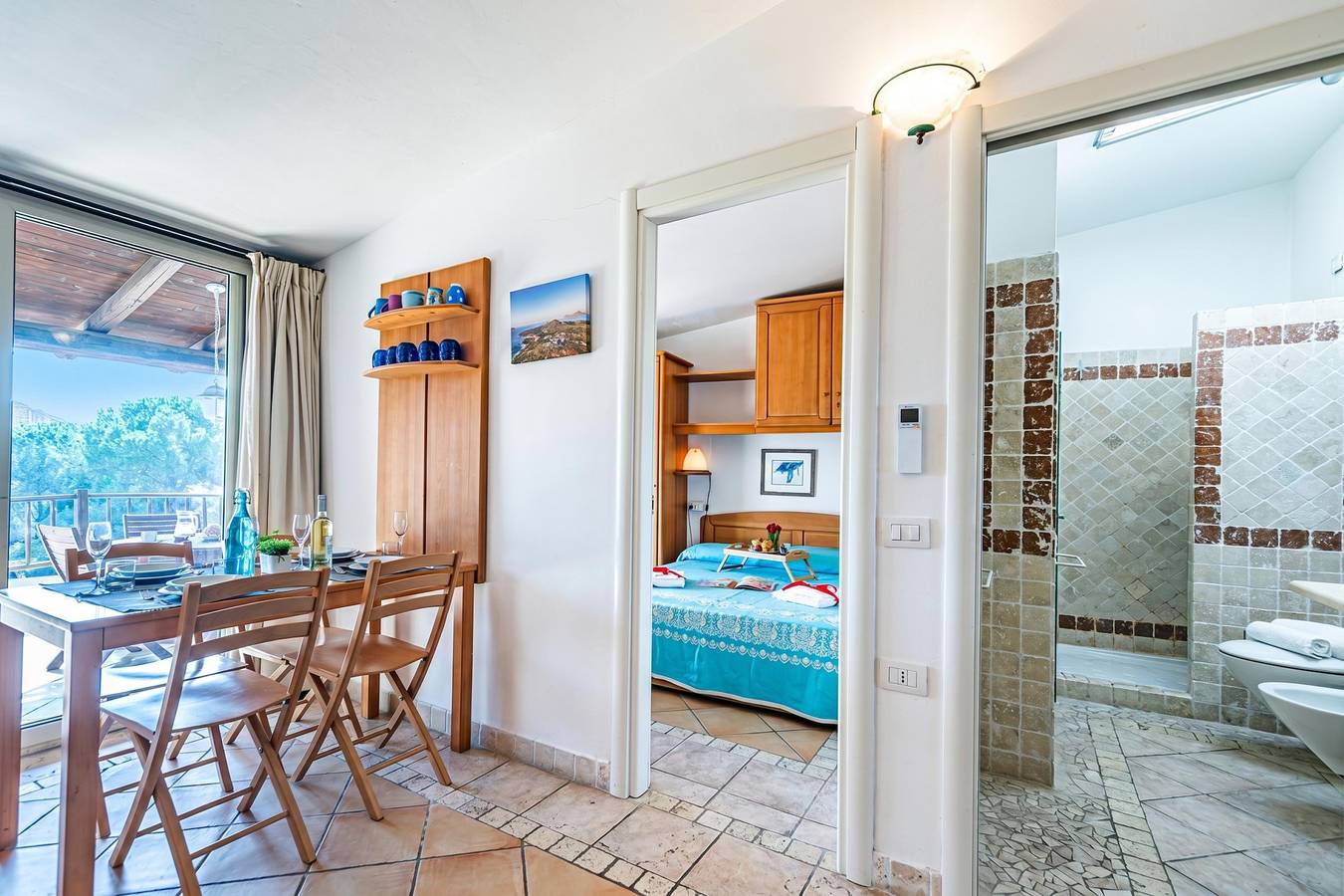 Cały apartament, Apartament wakacyjny dla 6 osób z basen in Li Cuncheddi, Olbia
