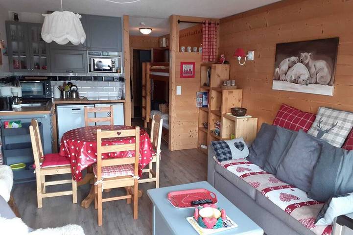 Chalet pour 4 personnes, avec balcon à Courchevel