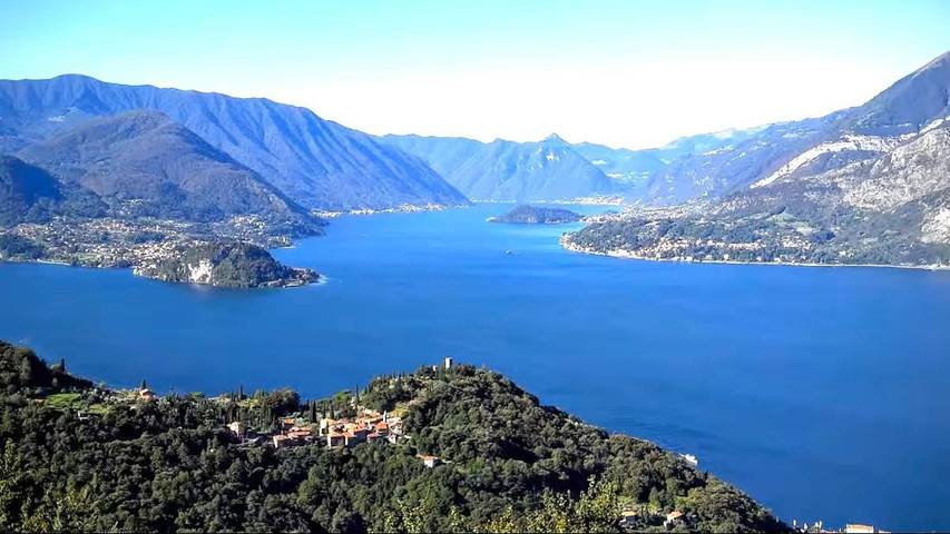 Villa per 2 persone, con giardino e panorama, adatto a famiglie con bambini sul Lago di Como