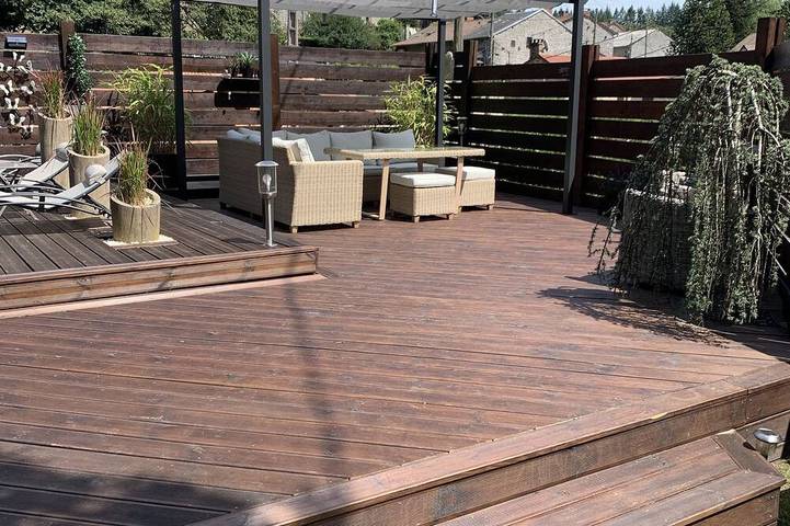 Maison de vacances pour 8 personnes, avec jardin