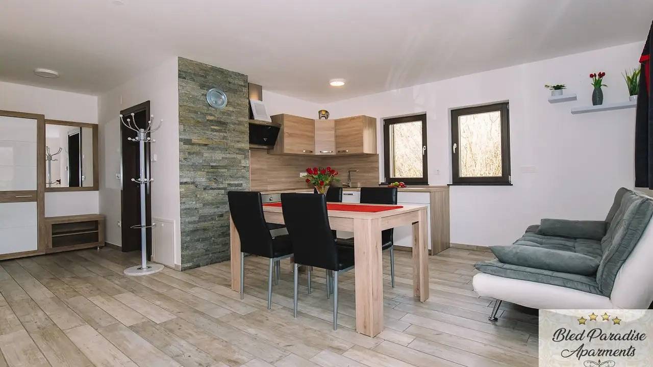 Ganze Ferienwohnung, Ferienwohnung für 5 Personen (50 m²) in Veldes in Bled, Triglav Nationalpark