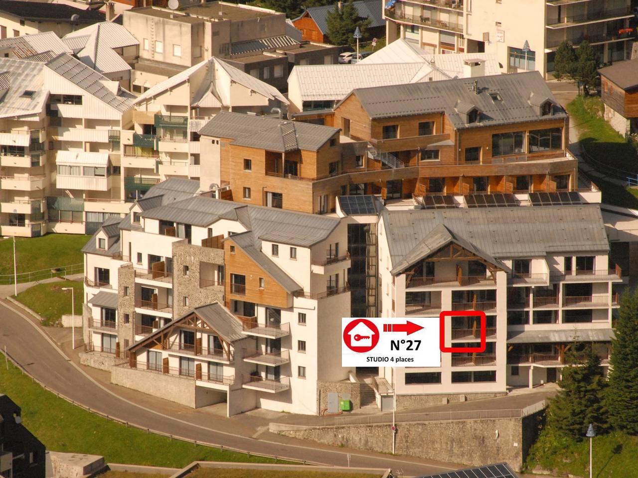 Studio entier, Studio à Gourette avec animaux acceptés pour 4 pers, terrasse et piscine in Gourette, Eaux-Bonnes