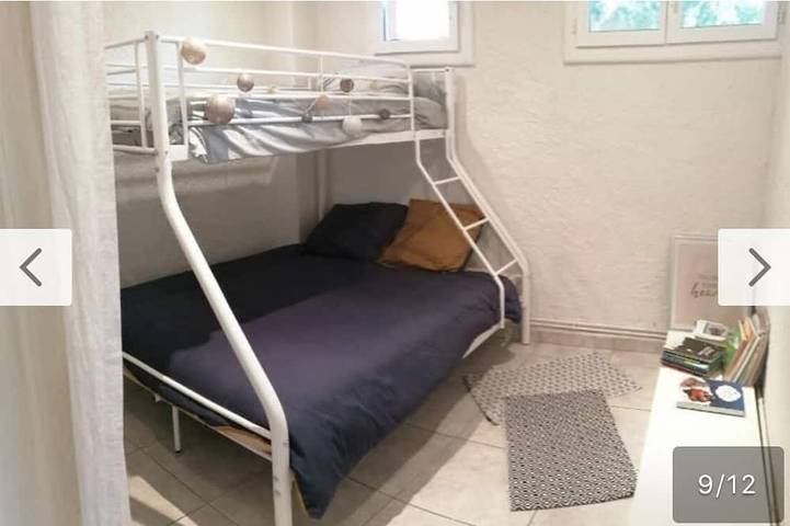 Ganze Wohnung, Appart Rdc 5 pers - Estate with swimming pool - Private parking lot in Fitou, Mittelmeerküste (Frankreich)