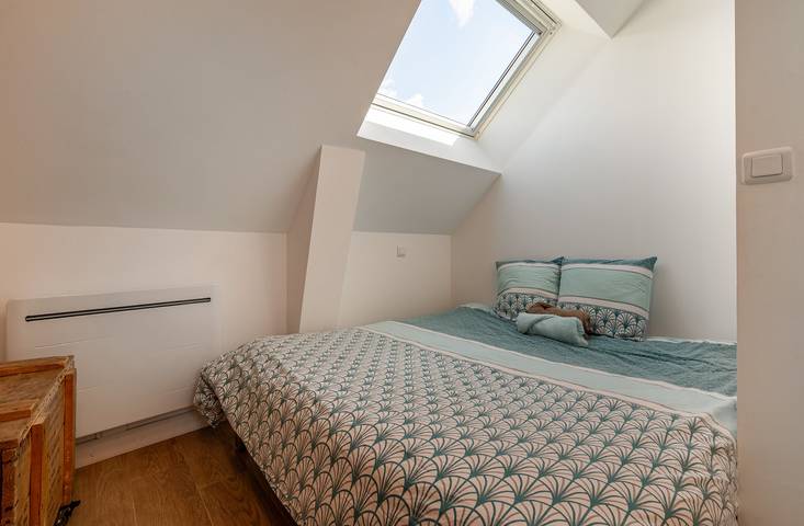 Gîte pour 2 personnes, avec jardin à Merlevenez