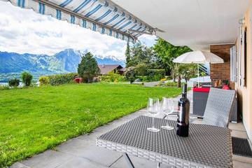 Gîte pour 2 personnes, avec jardin et balcon à Sigriswil