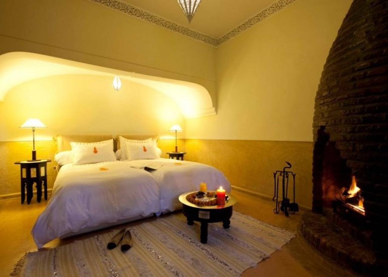 Exquisite Marrakesh Suite | 2 Bedrooms | Hotaru Suite | Furnished Patio Overlooking the Garden | Shared Sun Terrace and Swimming Pool | Diour Jdad, Zaouia Abbassia, Medina in Marrakech, Marrakech-Tensift-El Haouz region