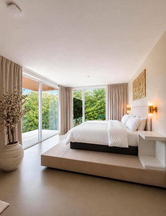 Ferienhaus für 8 Personen, mit Balkon und Whirlpool sowie Terrasse und Garten in Tromsø - 2