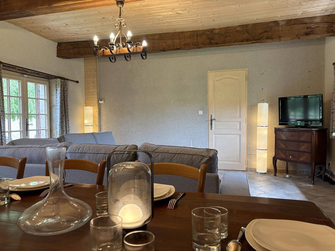 Rustikales Haus, Haustiere & Klima - 12 Pers. in Sanssat, Vichy und Umgebung