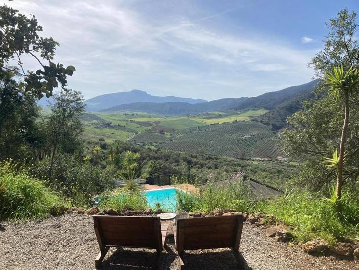 Chambre d’hôte pour 2 personnes, avec jardin ainsi que vue et piscine à Álora - 4